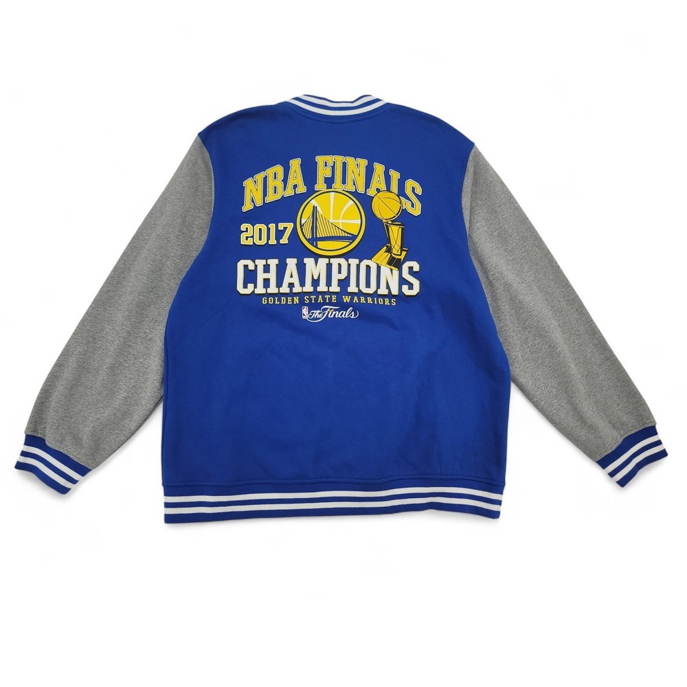Fanatics Golden State Warriors 2017 NBA Champs Varsity Jacket XXL NWT